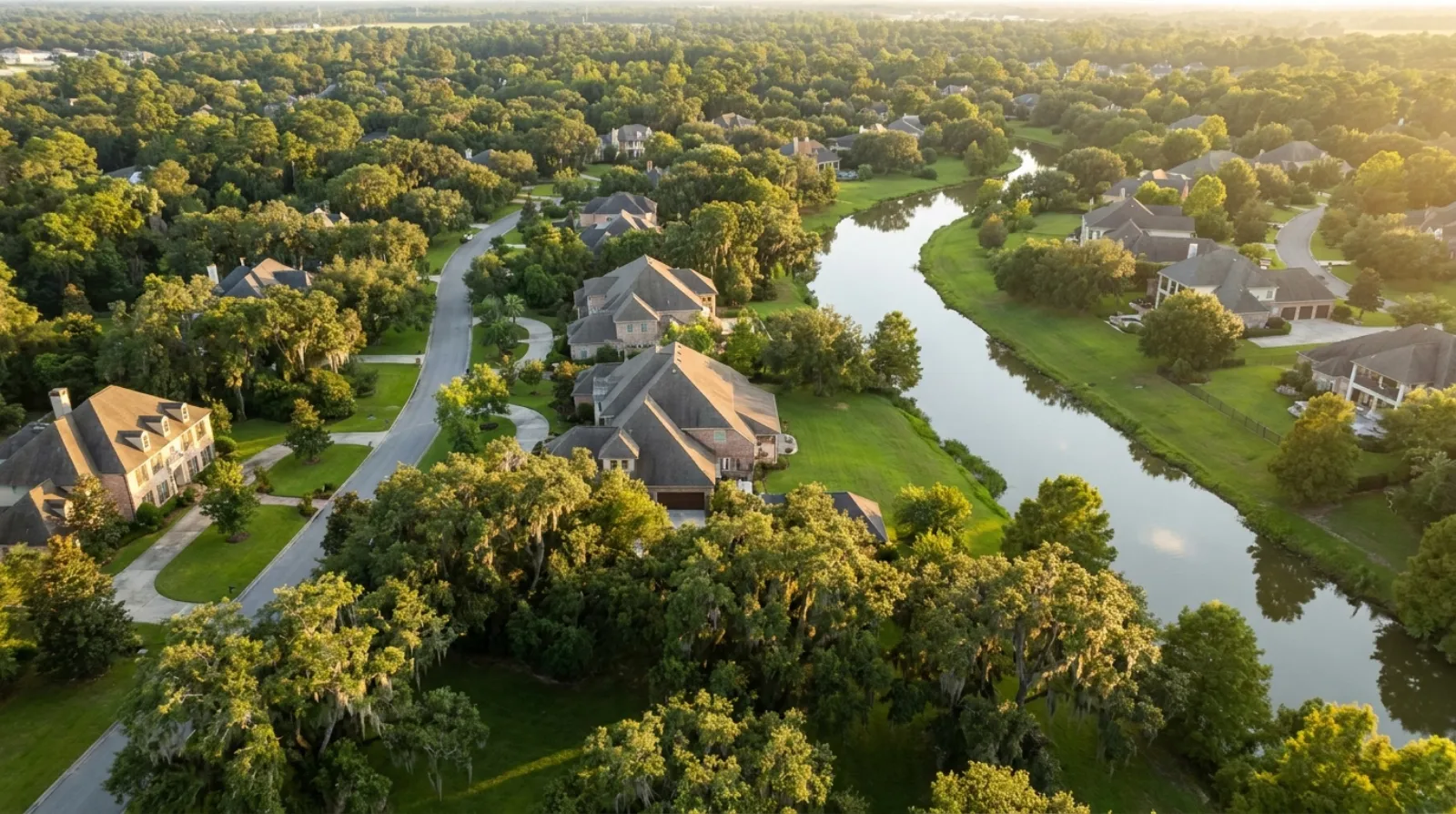 Aerial view of investment property in a desirable neighborhood